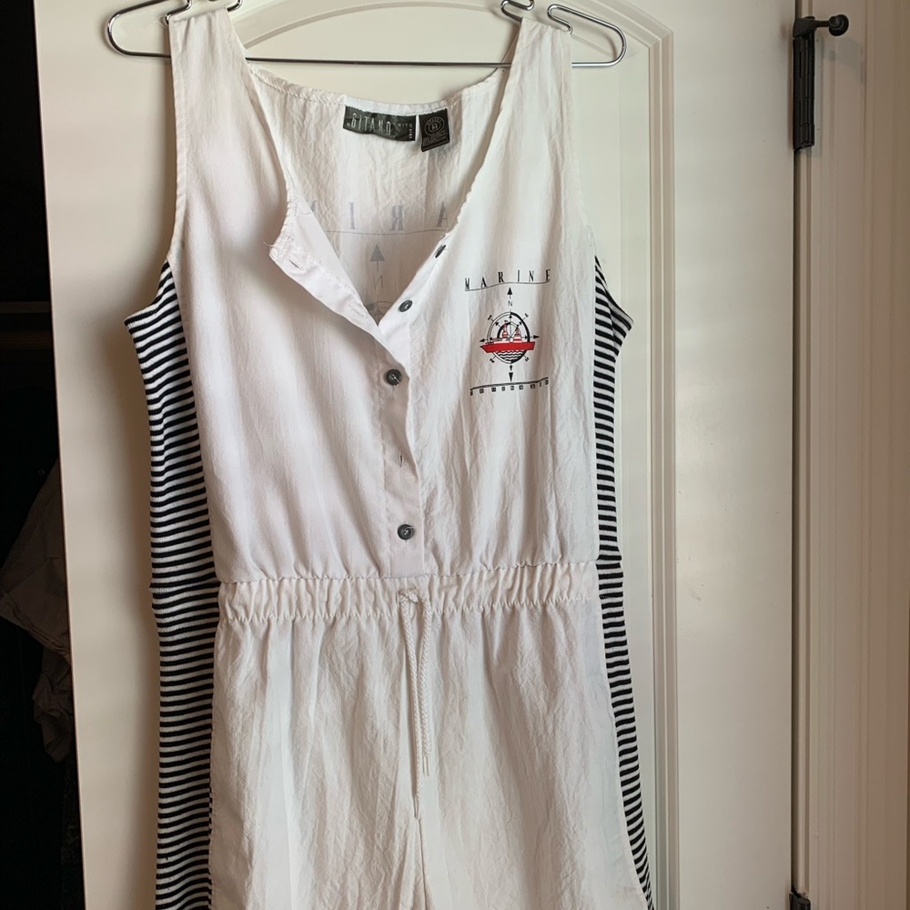 Vintage Nautical Romper